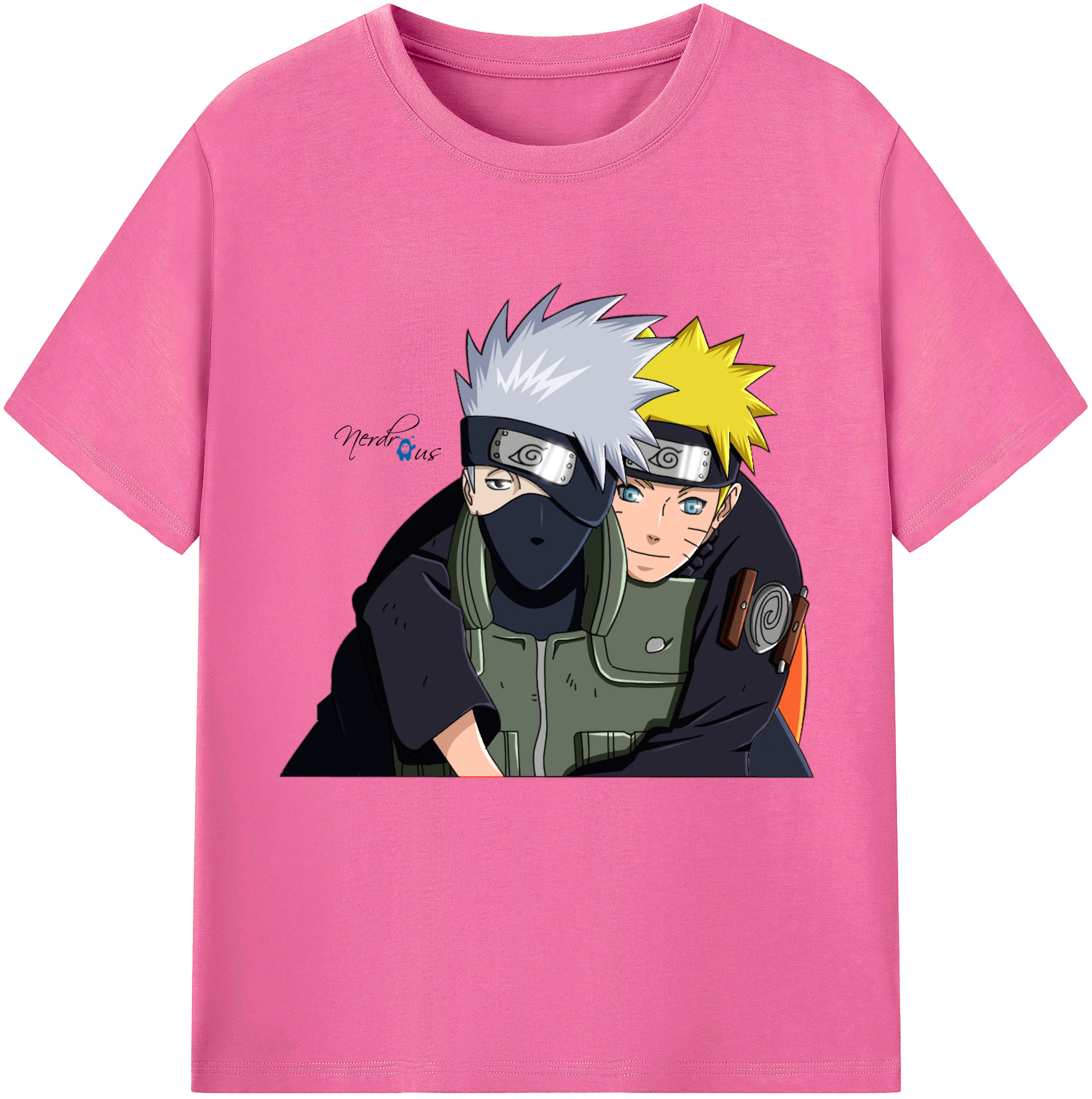 （画像用） NARUTO -ナルト- はたけ カカシ Hatake Kakashi レディースカジュアルプリントTシャツ（綿100％）